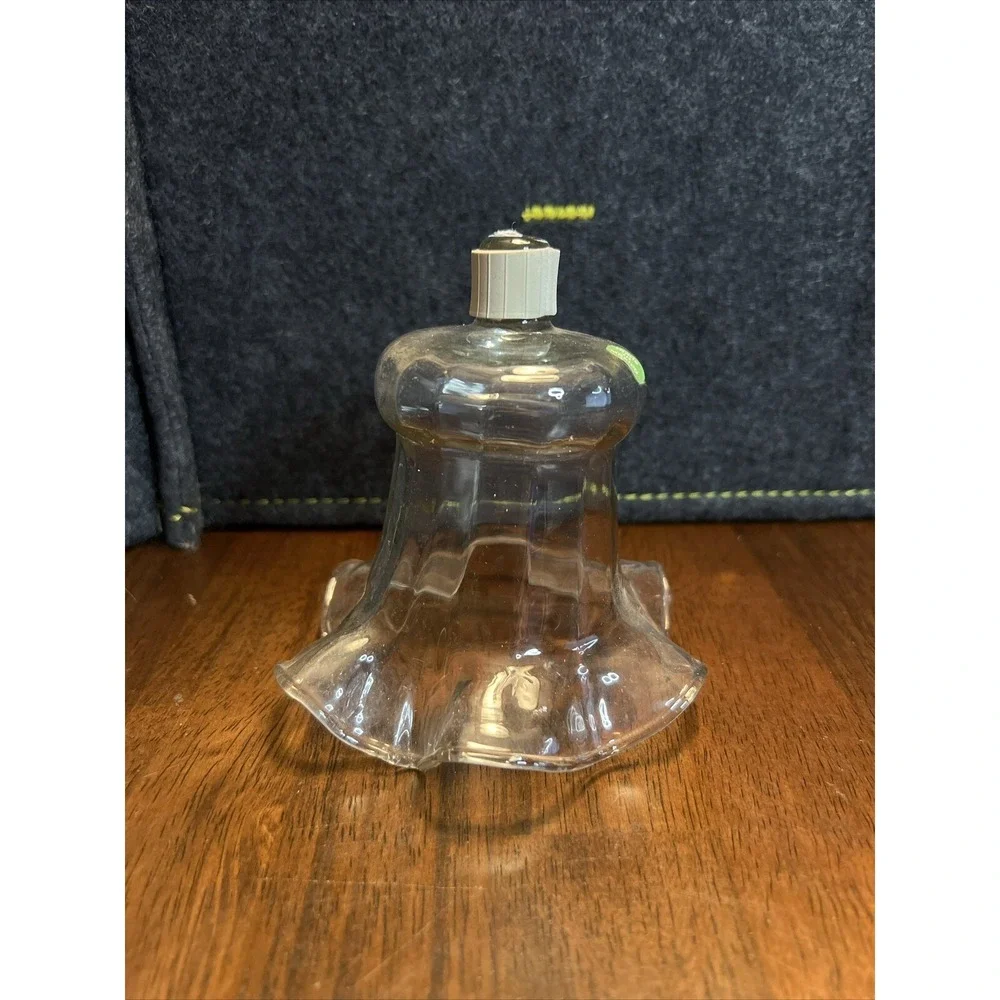 Vintage HOME INTERIORS/ HOMCO clear ruffle votive cup‎ - CANDLE HOLDERS EUC